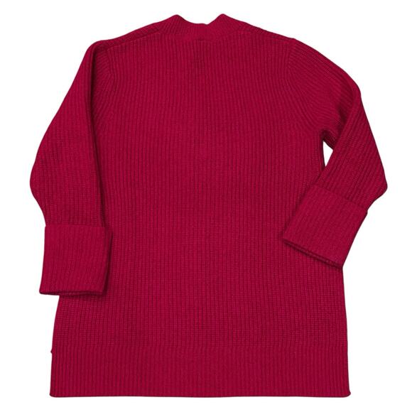 Athleta Shasta V-Neck Sweater Pink Size S Wool Blend Knitted Oversized Comfy - Picture 5 of 8